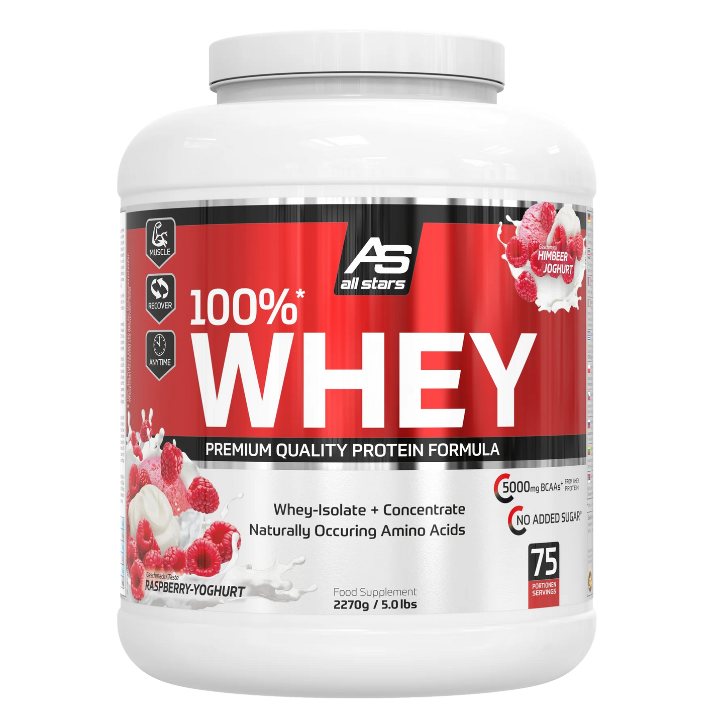 ALL STARS 100% Whey Protein - 2270 g Dose